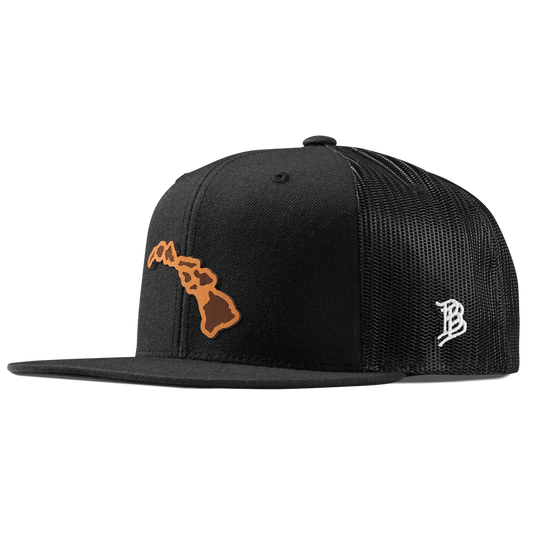 Hawaii 50 Flat Trucker Black
