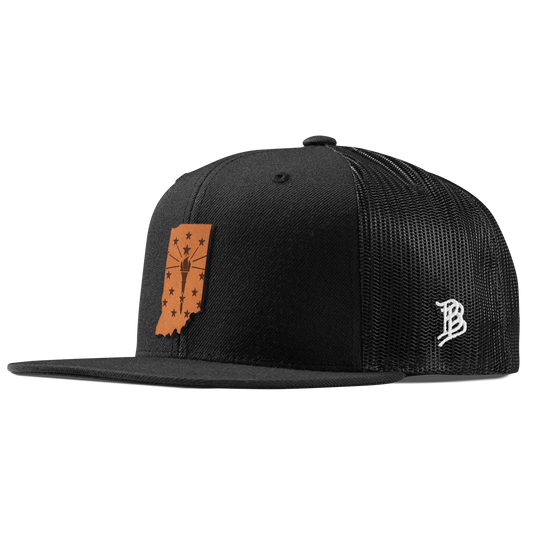 Indiana 19 Flat Trucker Black