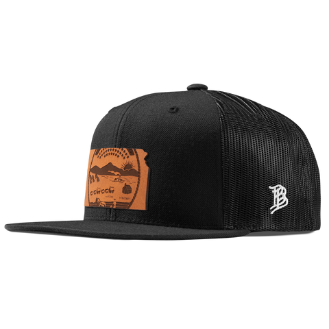 Kansas 34 Flat Trucker Black