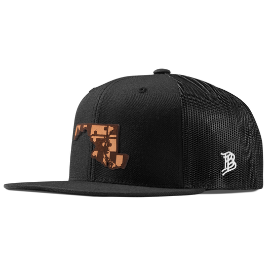 Maryland 7 Flat Trucker Black
