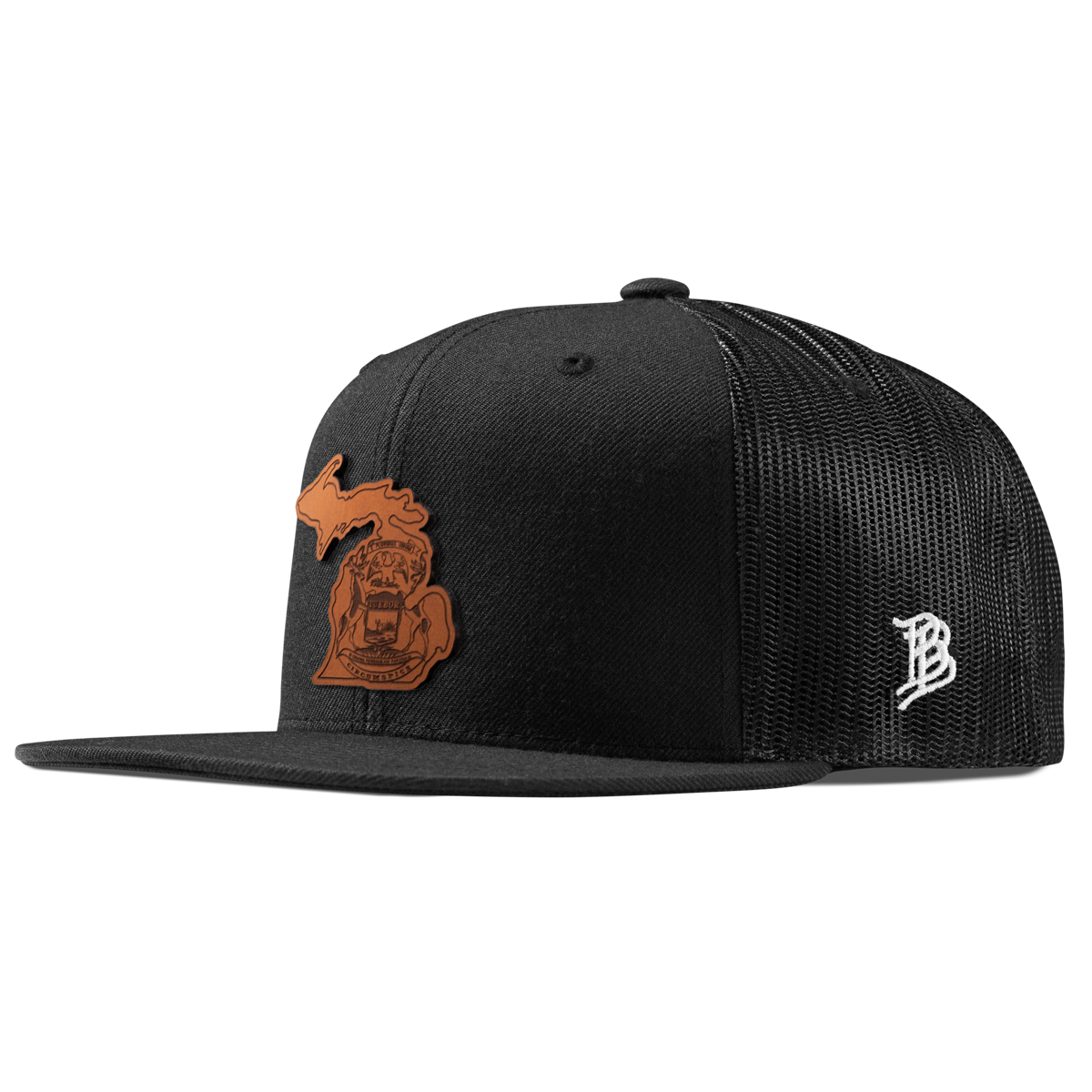 Michigan 26 Flat Trucker Black