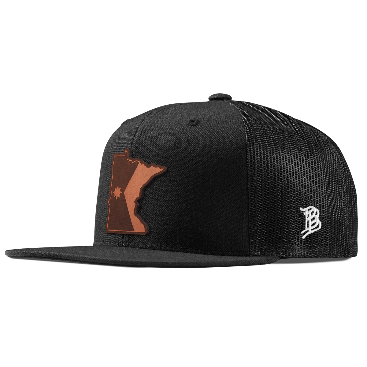 Minnesota 32 Flat Trucker Black