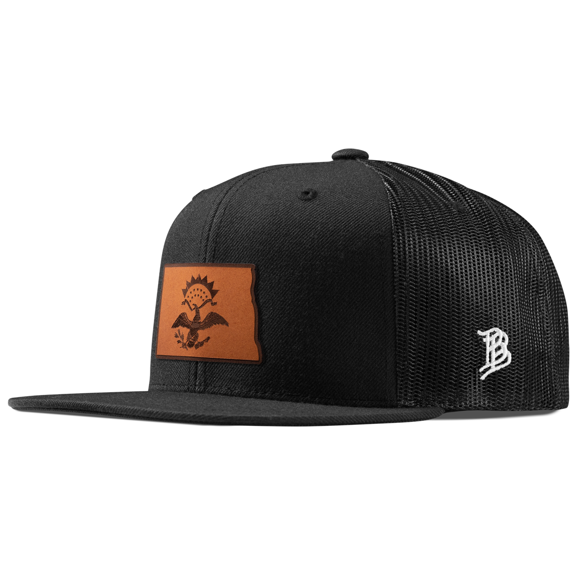North Dakota 39 Flat Trucker Black