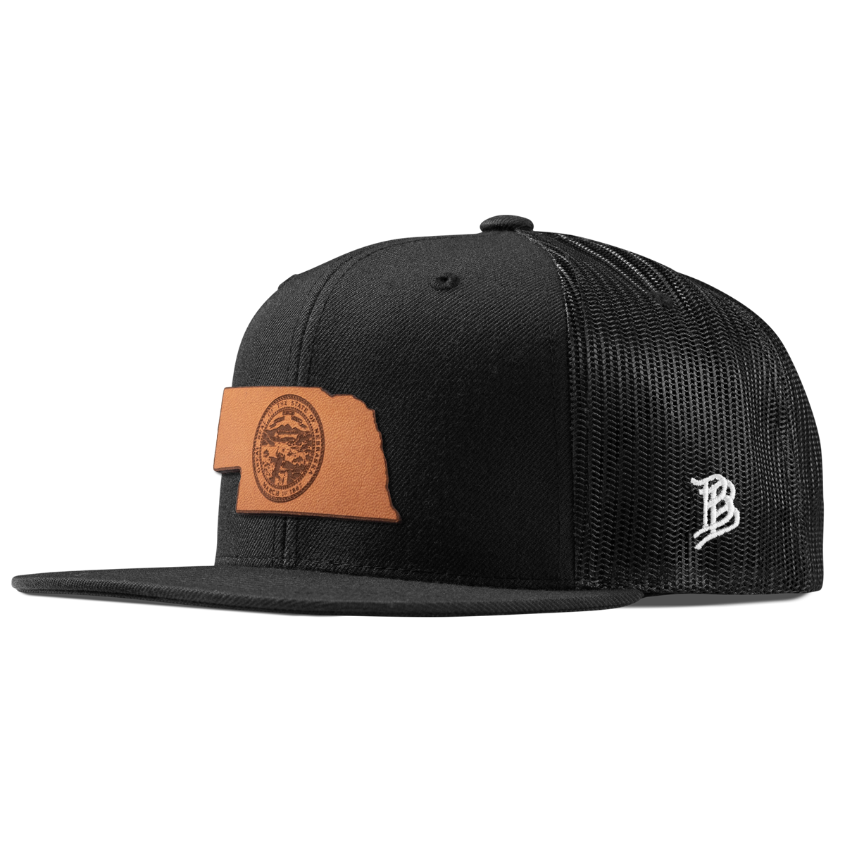Nebraska 37 Flat Trucker Black