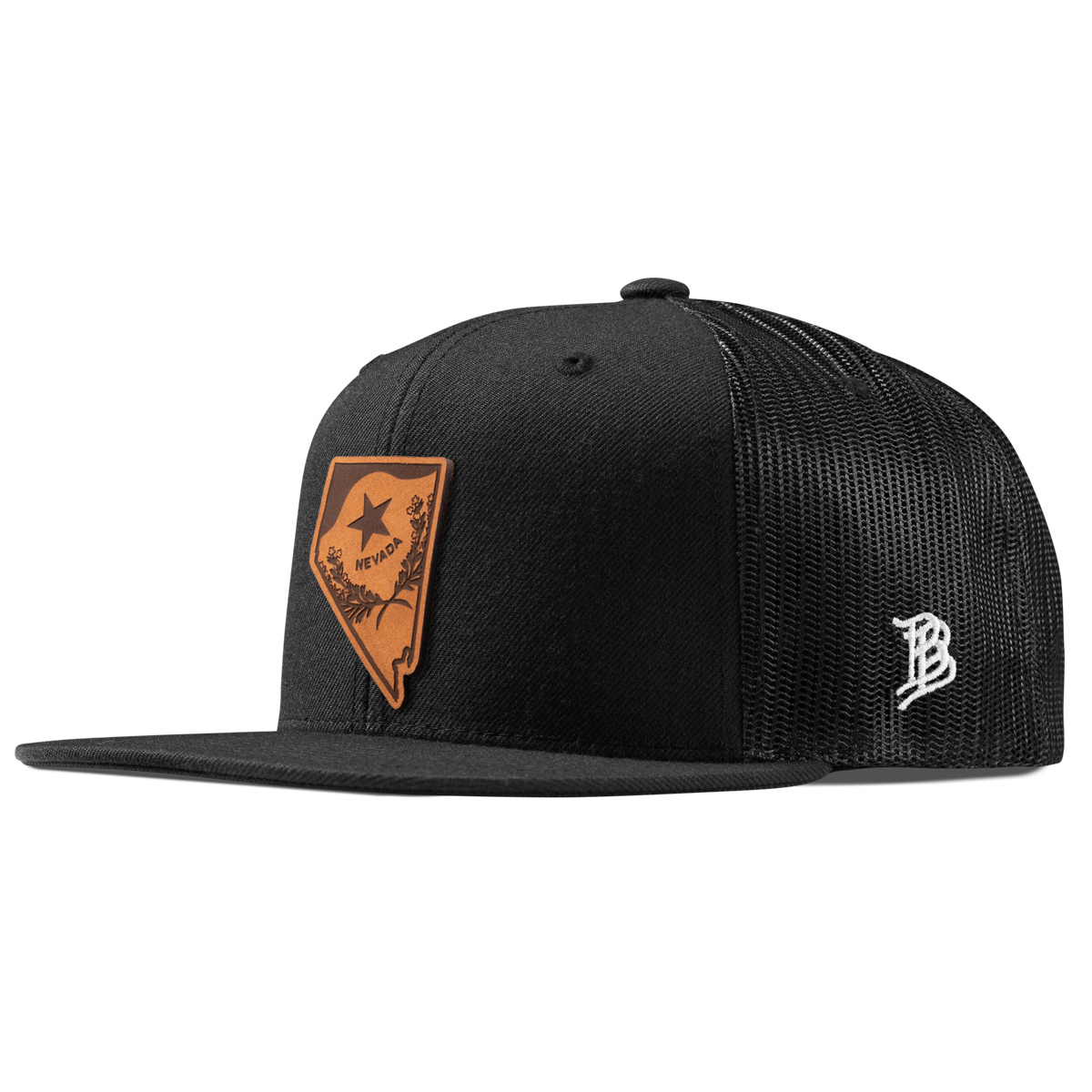 Nevada 36 Flat Trucker Black