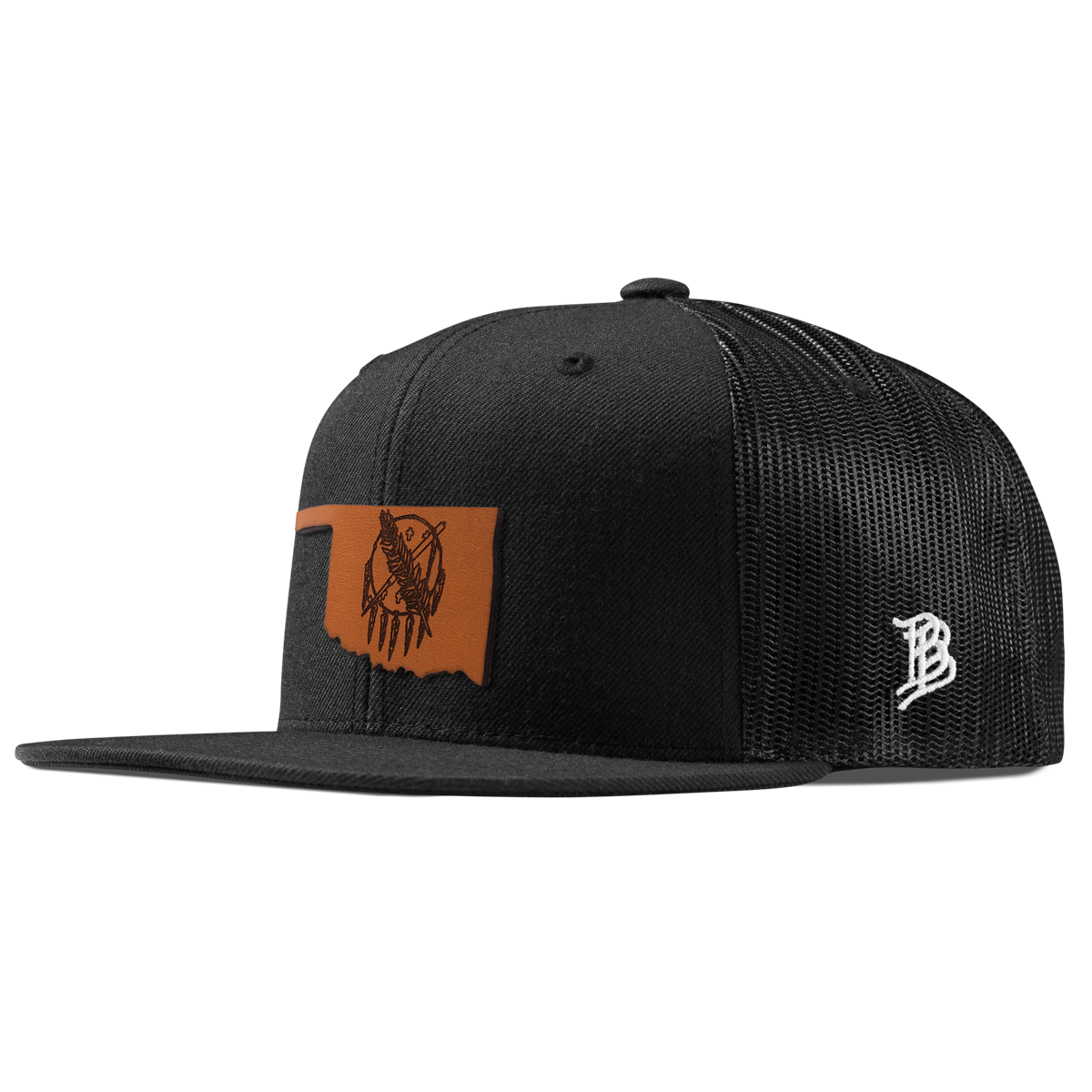 Oklahoma 46 Flat Trucker Black