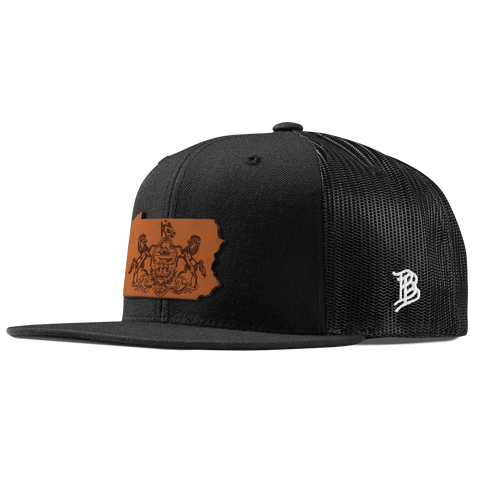 Pennsylvania 2 Flat Trucker Black