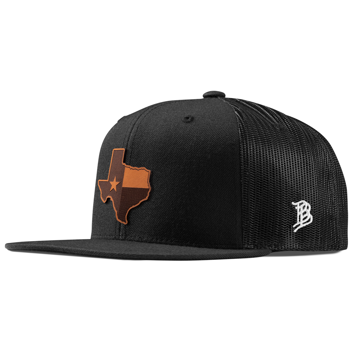 Texas 28 Flat Trucker Black