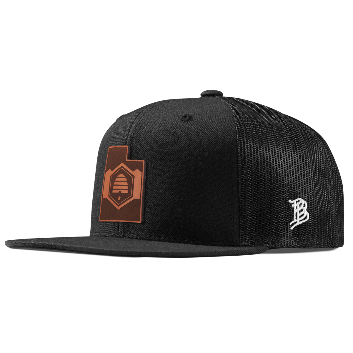 Utah 45 Flat Trucker Black