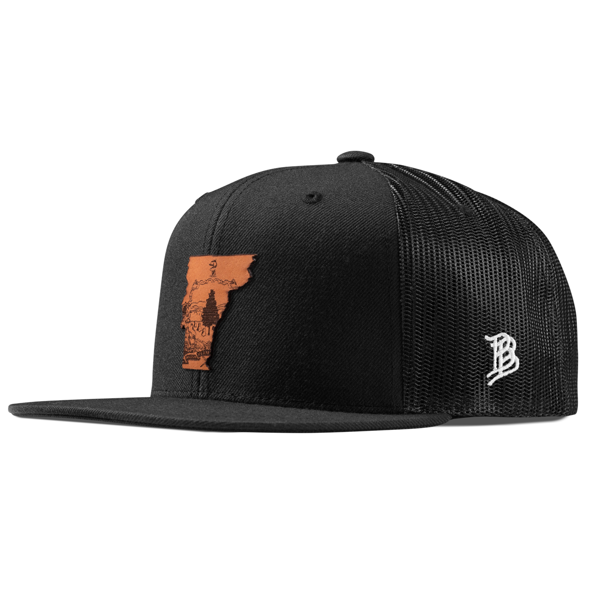 Vermont 14 Flat Trucker Black