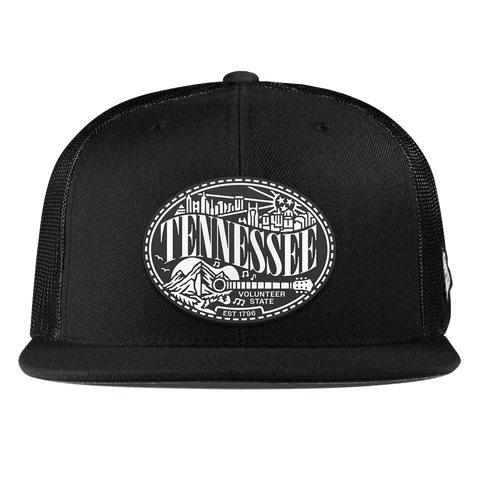 Tennessee Traveler Flat Trucker Black