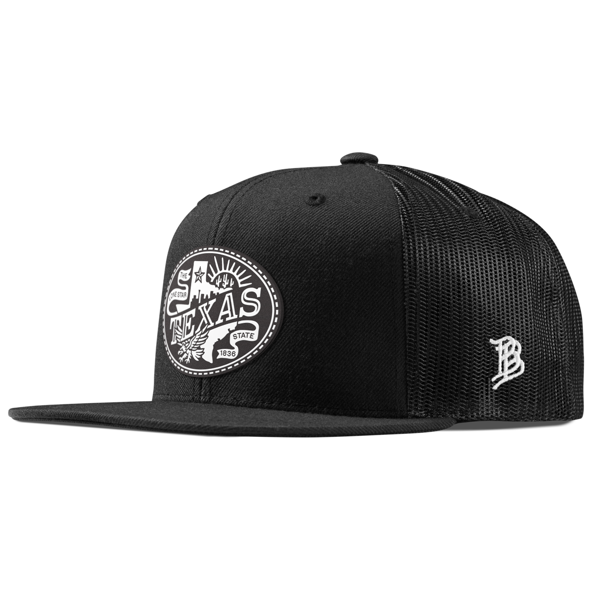 Texas Traveler Flat Trucker Black