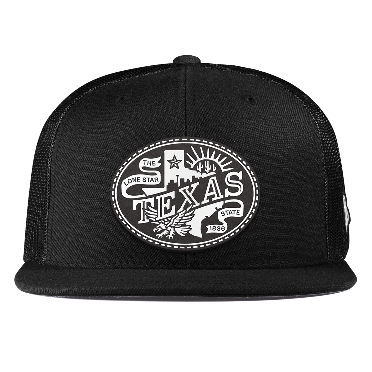 Texas Traveler Flat Trucker Black