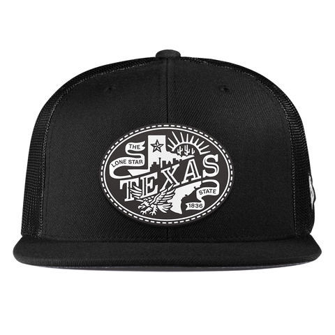 Texas Traveler Flat Trucker Black