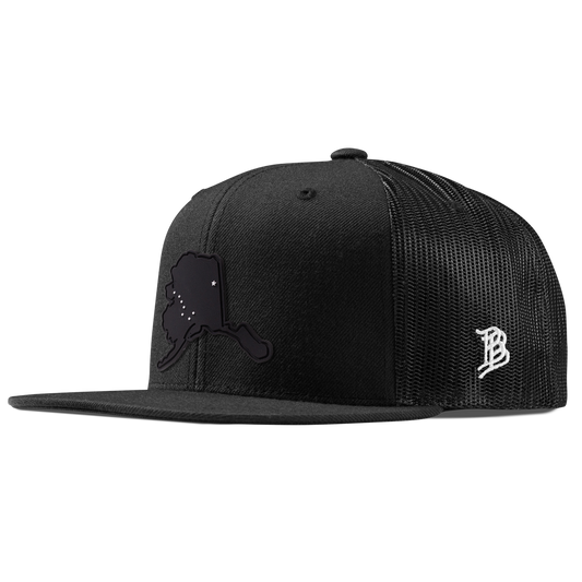 Alaska Vintage Flat Trucker  Black