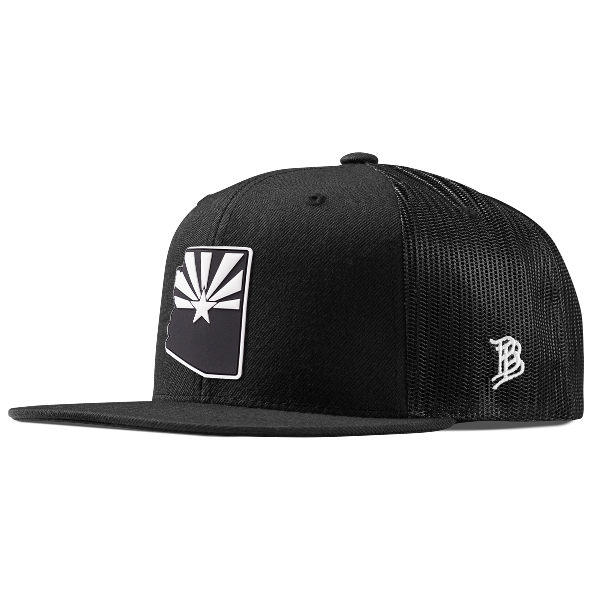 Arizona Vintage Flat Trucker  Black