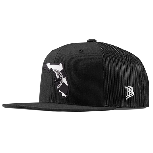 Florida Vintage Flat Trucker  Black