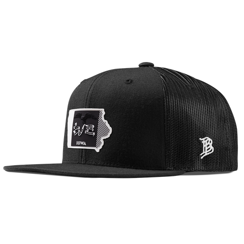 Iowa Vintage Flat Trucker  Black