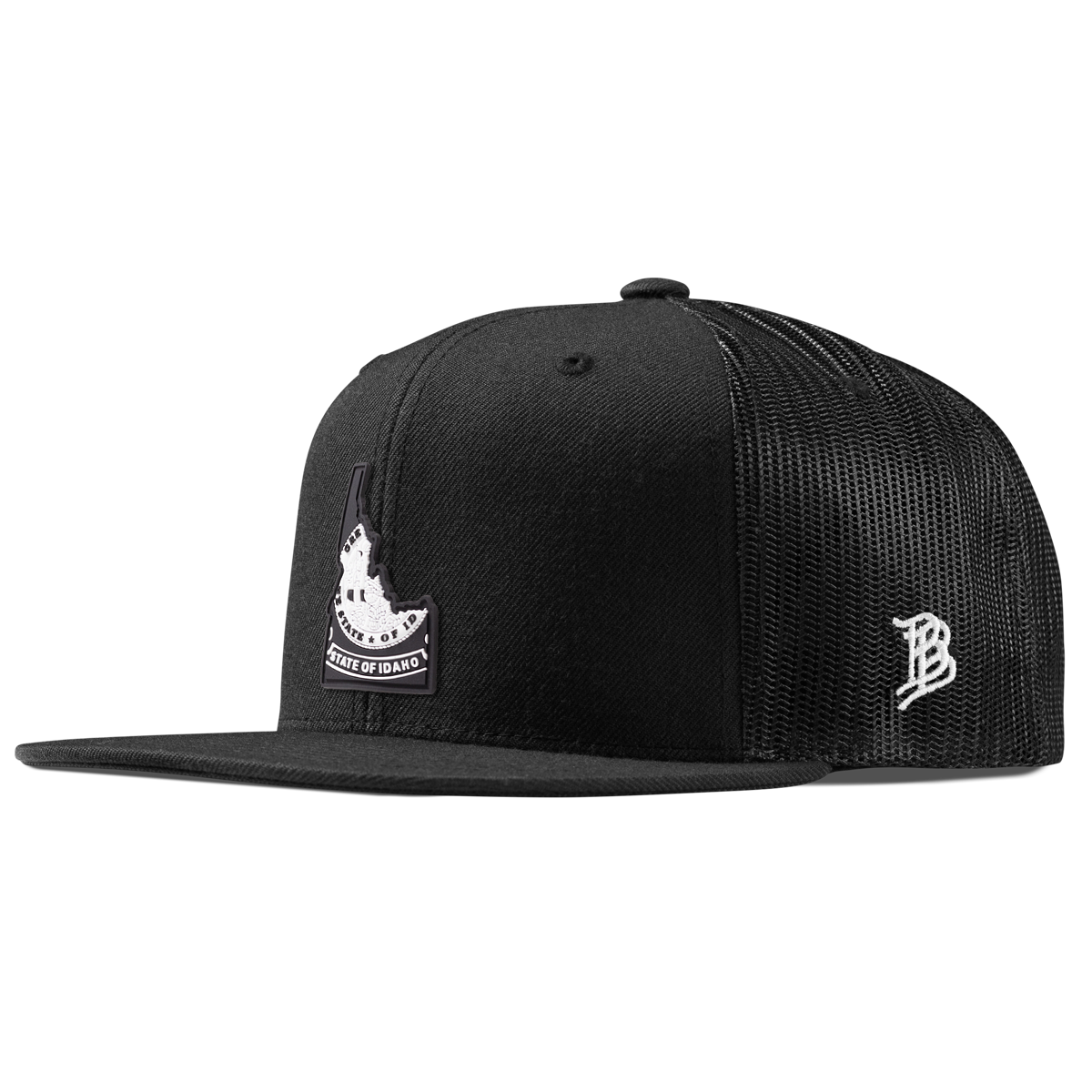 Idaho Vintage Flat Trucker  Black