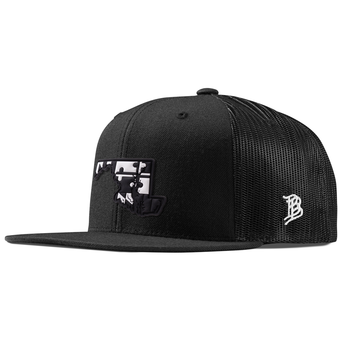 Maryland Vintage Flat Trucker  Black