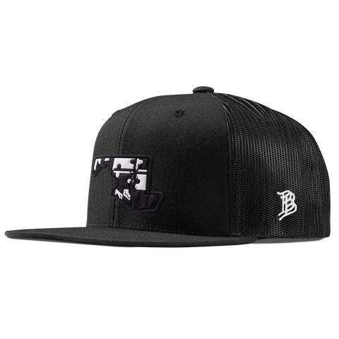 Maryland Vintage Flat Trucker  Black