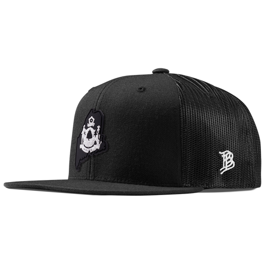 Maine Vintage Flat Trucker  Black
