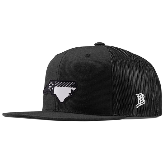 North Carolina Vintage Flat Trucker  Black