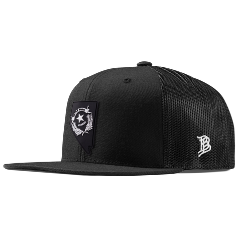 Nevada Vintage Flat Trucker  Black