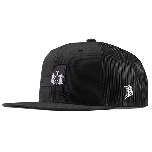 New York Vintage Flat Trucker  Black