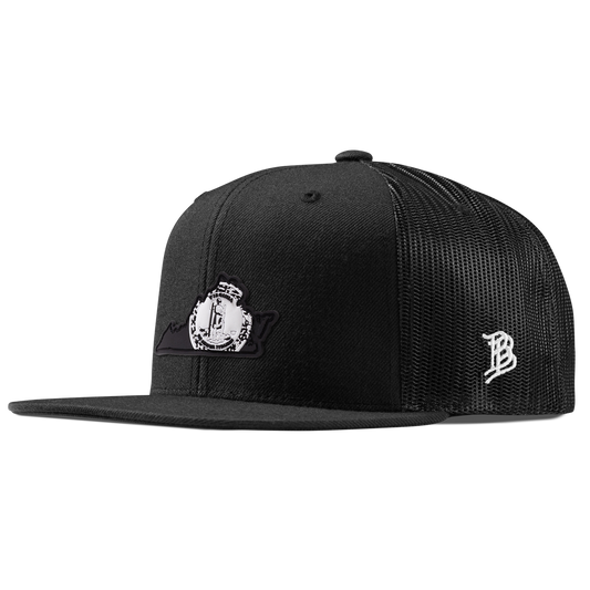 Virginia Vintage Flat Trucker  Black