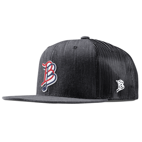 BB Golf USA Flat Trucker Charcoal