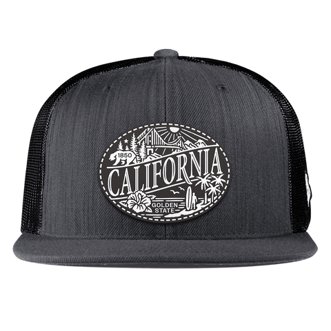 California Traveler Flat Trucker Charcoal