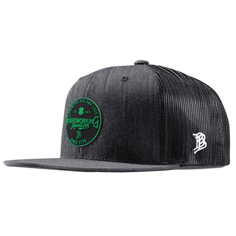 Create Your Luck Flat Trucker Charcoal