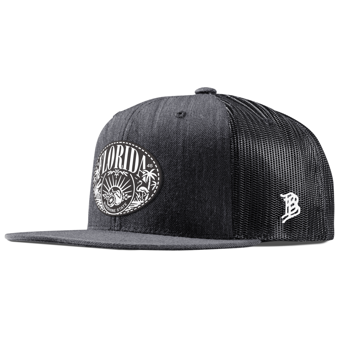 Florida Traveler Flat Trucker Charcoal