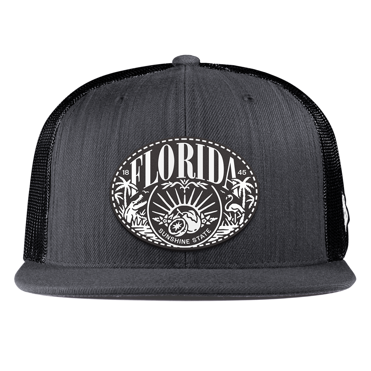 Florida Traveler Flat Trucker Charcoal