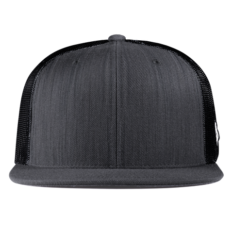 Bare Flat Trucker Charcoal Front