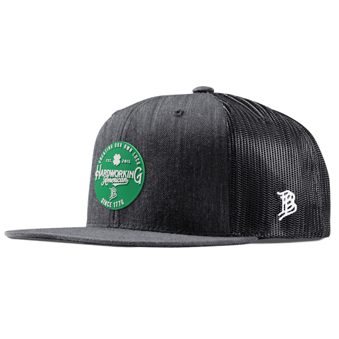 Get The Green Flat Trucker Charcoal