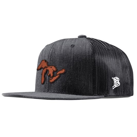 The Great Lakes Flat Trucker Charcoal