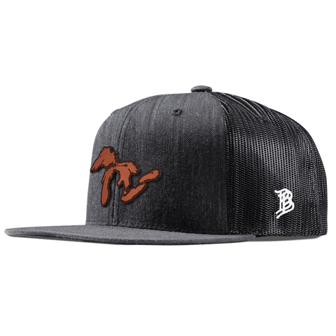 The Great Lakes Flat Trucker Charcoal