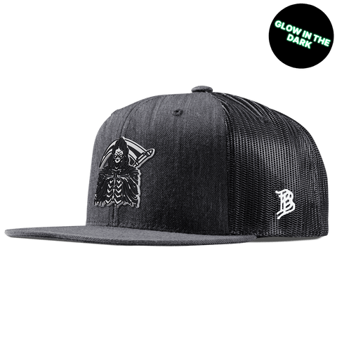Grim Reaper Glow Flat Trucker Charcoal