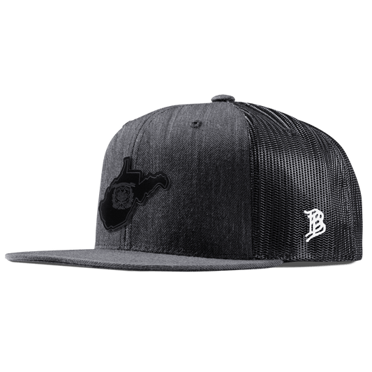 West Virginia 35 Midnight Flat Trucker Charcoal