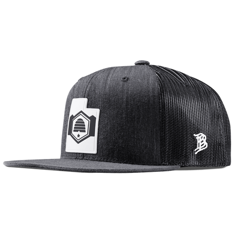 Utah Moonlight Flat Trucker Charcoal