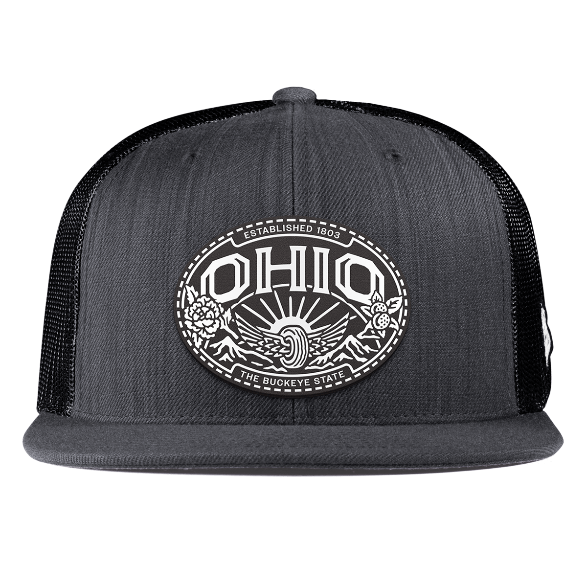Ohio Traveler Flat Trucker Charcoal