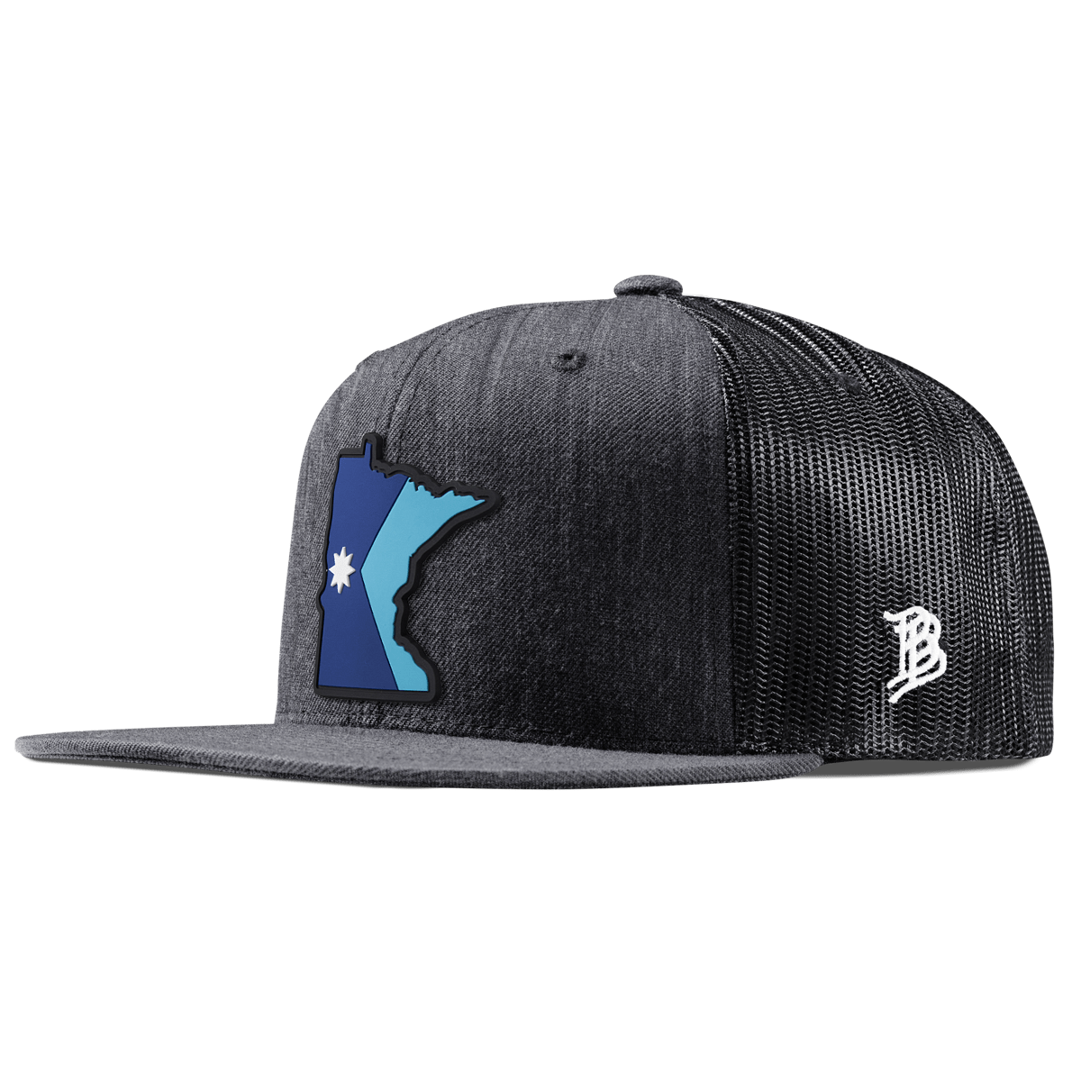 Minnesota 32 PVC Flat Trucker Charcoal