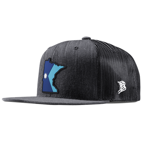 Minnesota 32 PVC Flat Trucker Charcoal