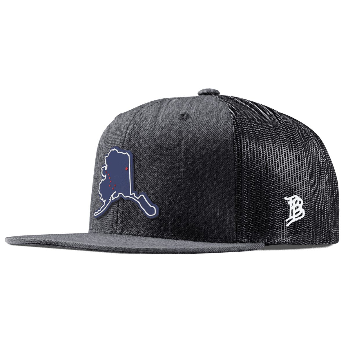 Alaska Patriot Series Flat Trucker Charcoal