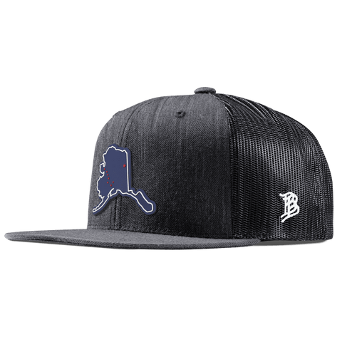 Alaska Patriot Series Flat Trucker Charcoal