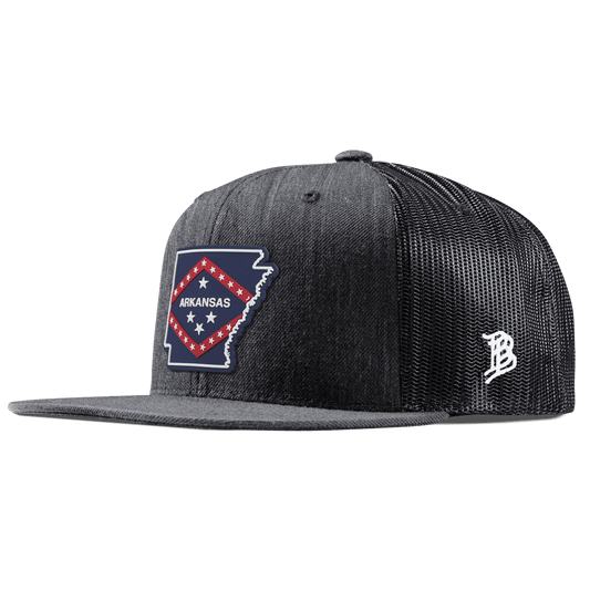 Arkansas Patriot Series Flat Trucker Charcoal