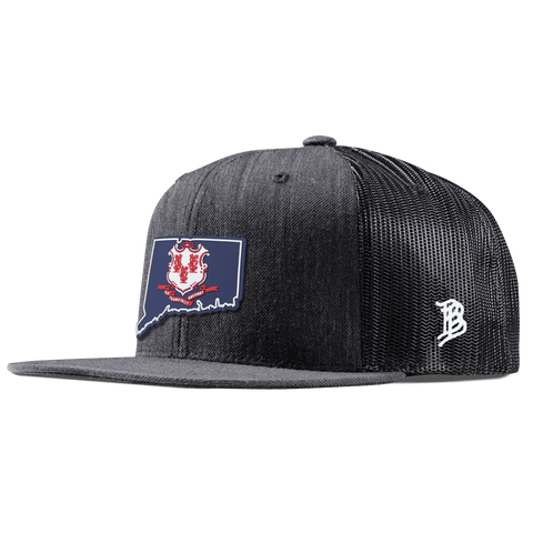 Connecticut Patriot Series Flat Trucker Charcoal