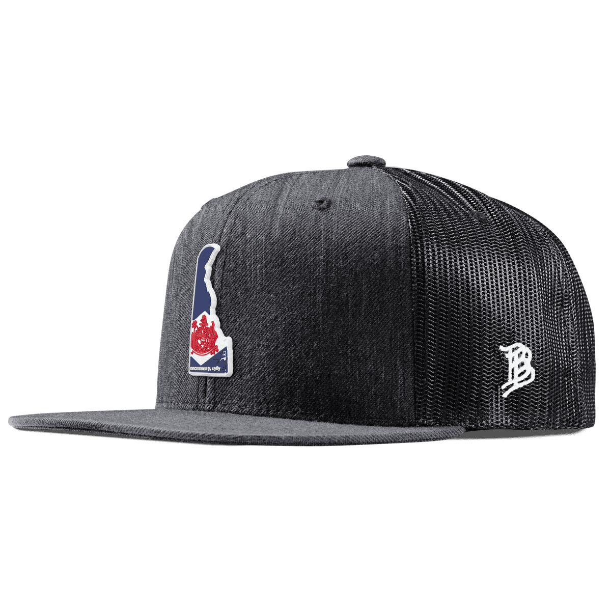 Delaware Patriot Series Flat Trucker Charcoal